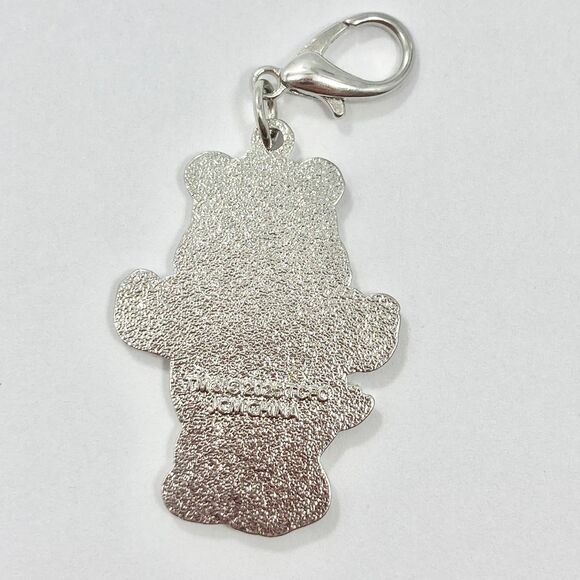 Care Bears Cheer Bear Pink Clip On Charm Rainbow Belly Enamel Zipper Pull Bag - Picture 6 of 9